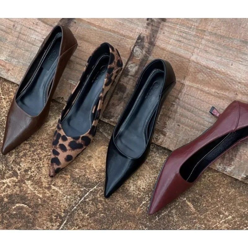 Womens Heels - 2024 Women Sexy High Heels Burgundy