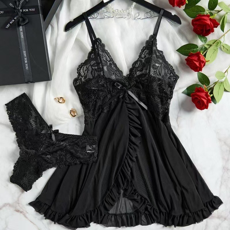 Lace Dress - Sexy Nightwear Women's European and American