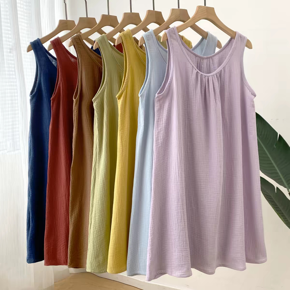 Summer Casual Women's Sleevele - Midi Dress recension och pris
