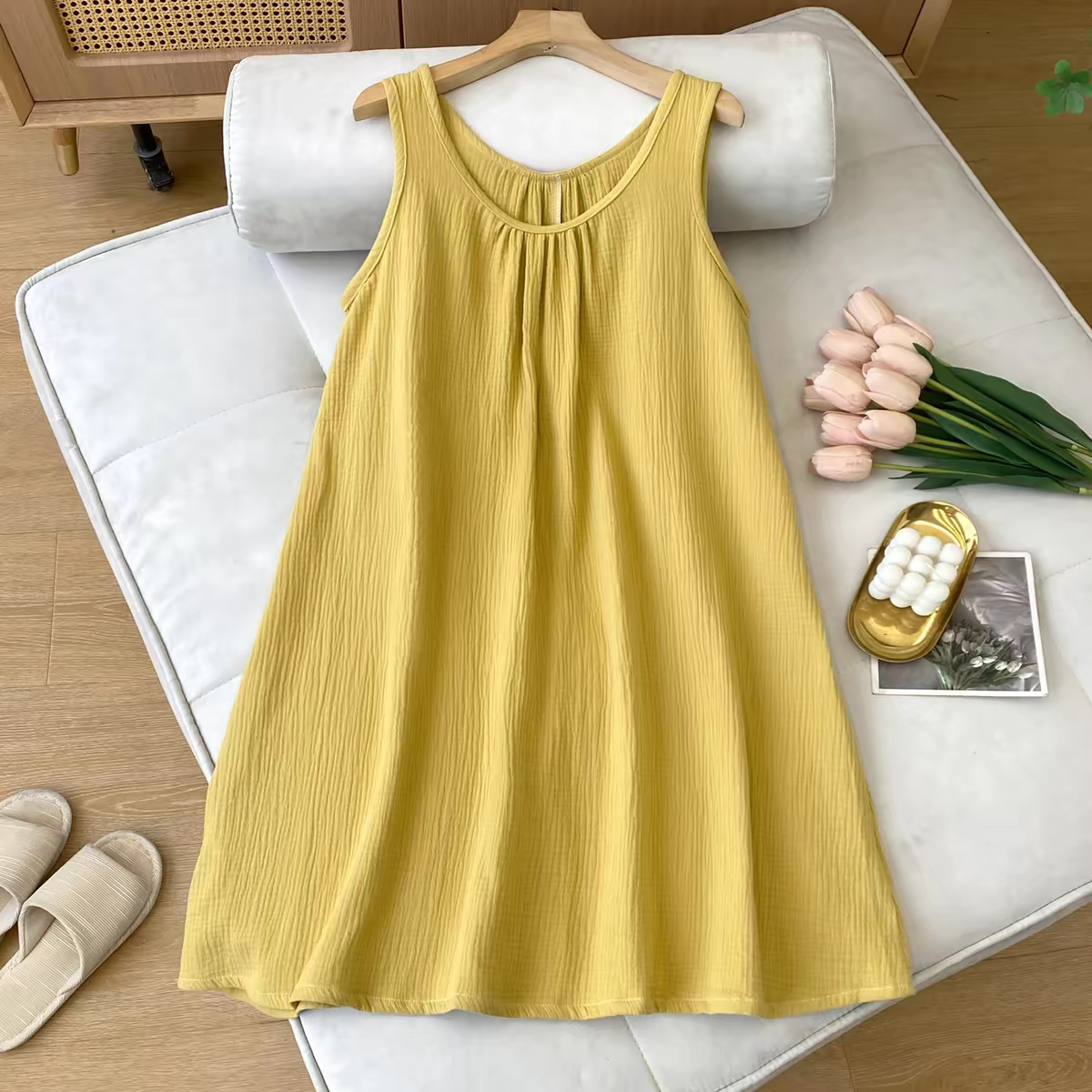 Summer Casual Women's Sleevele - Midi Dress recension och pris
