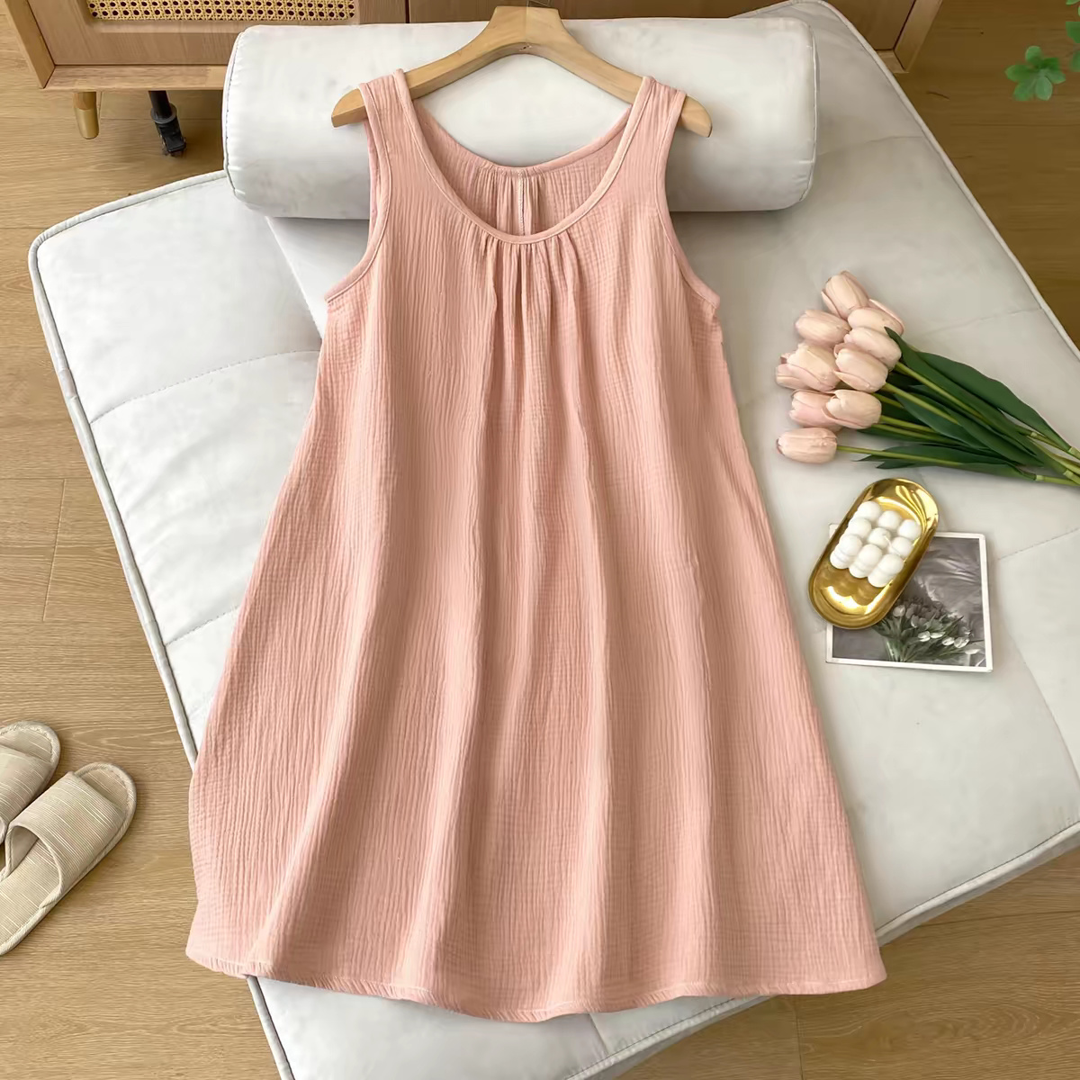 Summer Casual Women's Sleevele - Midi Dress recension och pris