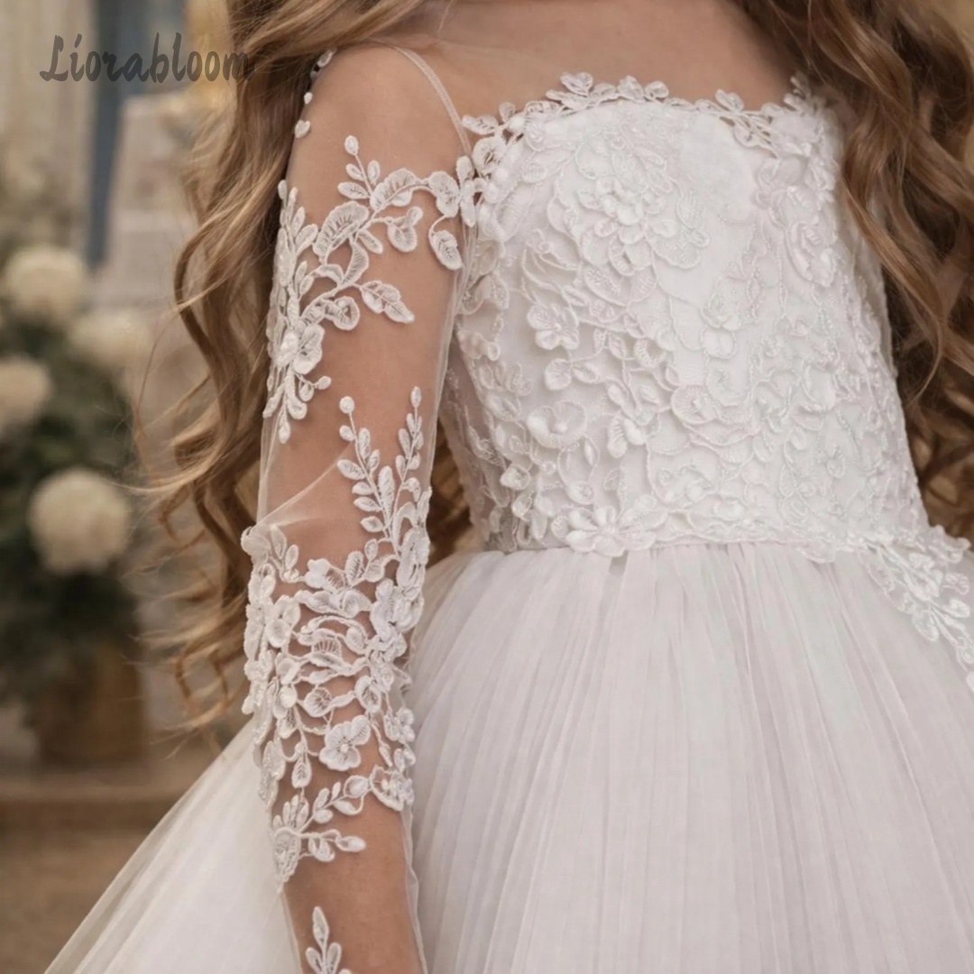 Girls' Lace Wedding Dress Cust - Formal Skirt recension och pris