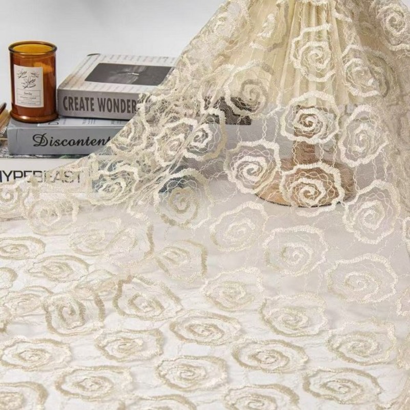 Embroidered Tulle Lace Trim Fa - Lace Dress recension och pris