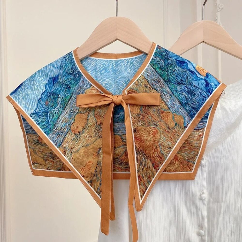 Floral Pattern Shirt Fake Coll - Silk Blouse recension och pris