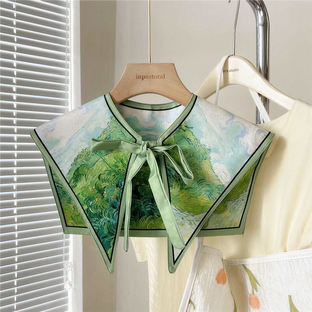 Floral Pattern Shirt Fake Coll - Silk Blouse recension och pris