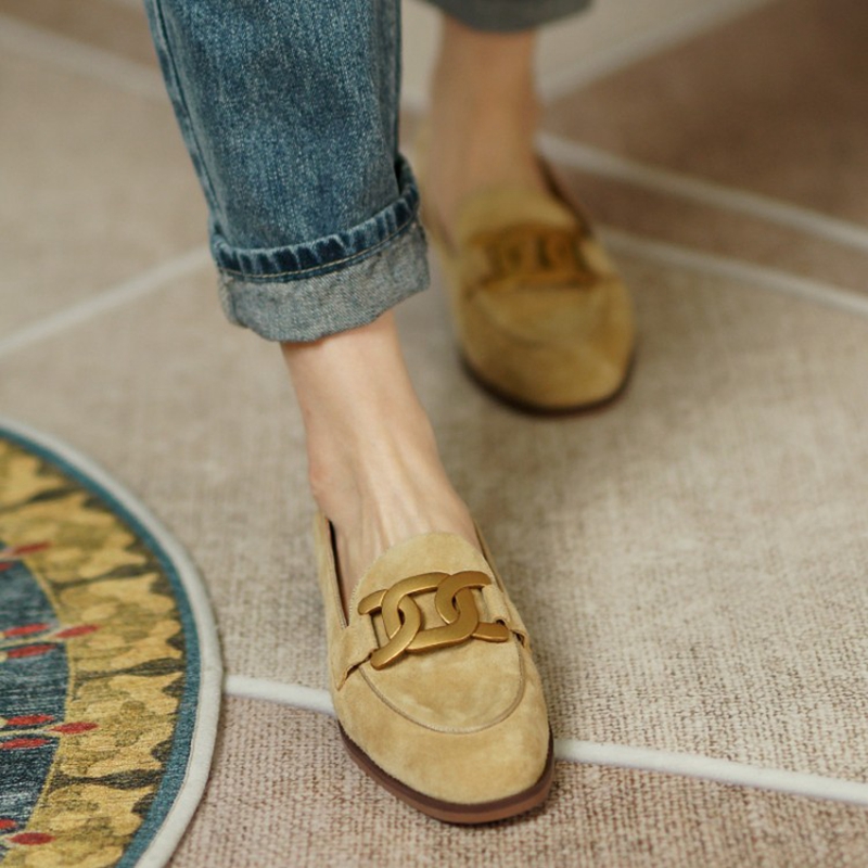 Suede Leather Women Loafers Sp - Womens Heels recension och pris