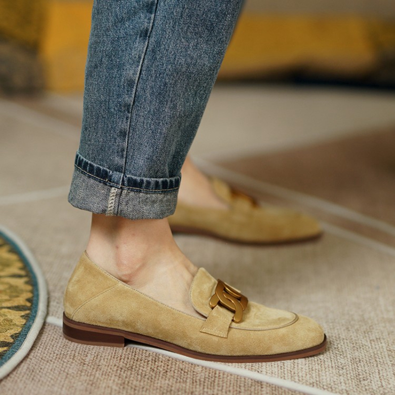 Suede Leather Women Loafers Sp - Womens Heels recension och pris