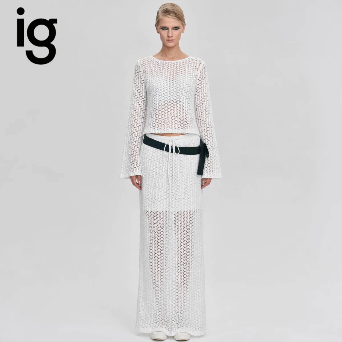 IG 2026 Women's Hollow Out Kni - Formal Skirt recension och pris