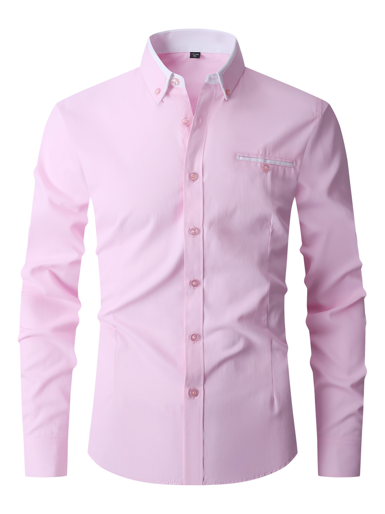 Men Formal Shirt Long Sleeve O - Formal Dress recension och pris