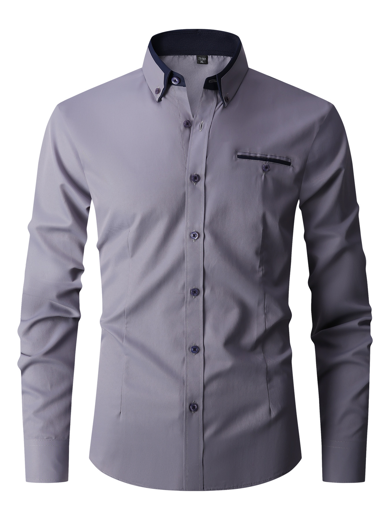 Men Formal Shirt Long Sleeve O - Formal Dress recension och pris