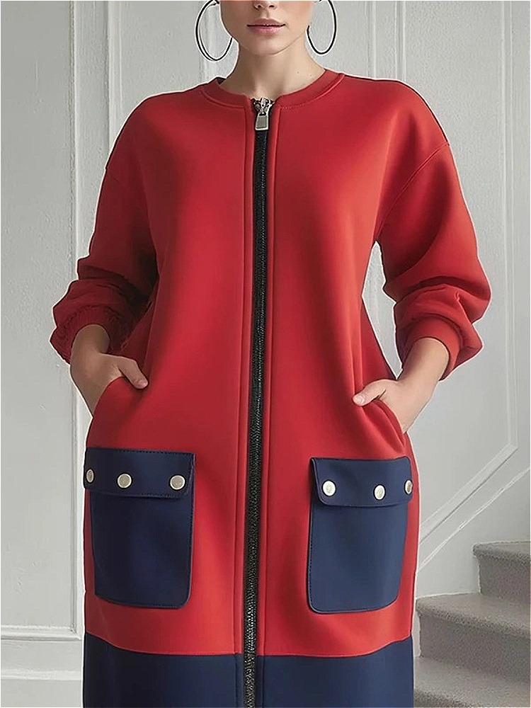 Modigirl Contrast Color Long S - Women'S Red Formal Wear recension och pris