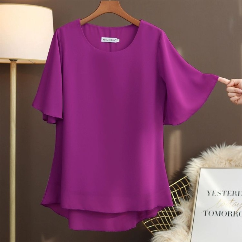 Elegant Plus Size Silk Blouse  - Silk Blouse recension och pris