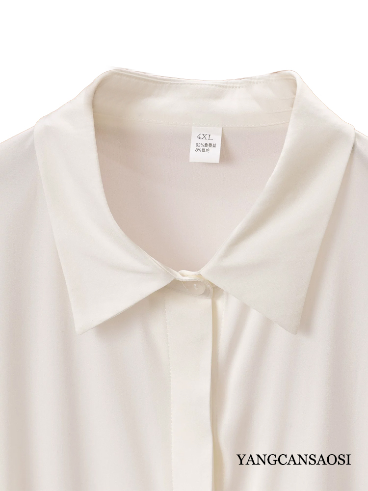 Plus Size Women's Fashion Earl - Silk Blouse recension och pris