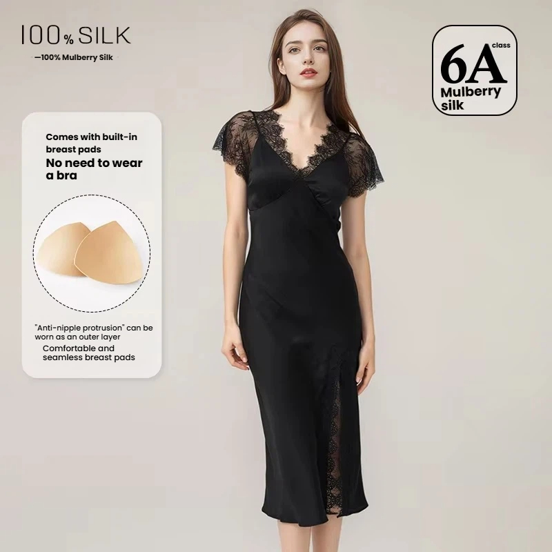 Women Sexy Lace Silk Nightdres - Lace Dress recension och pris