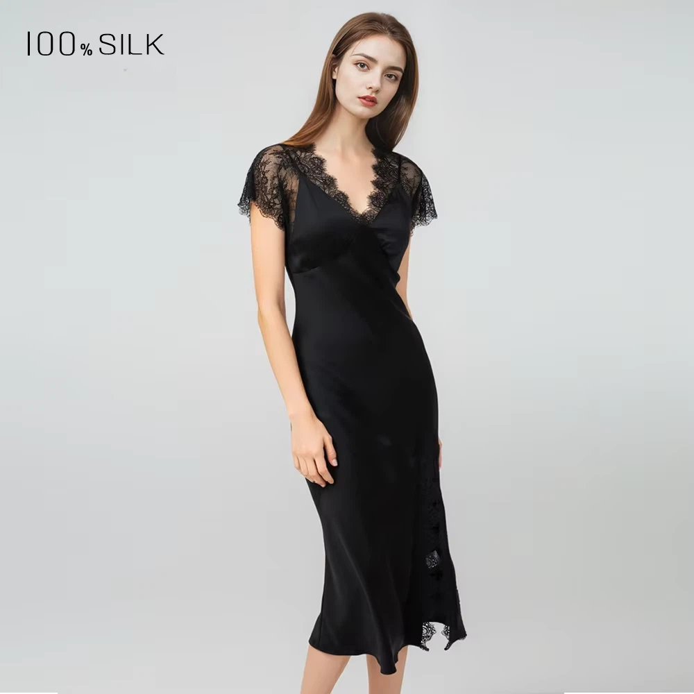 Women Sexy Lace Silk Nightdres - Lace Dress recension och pris