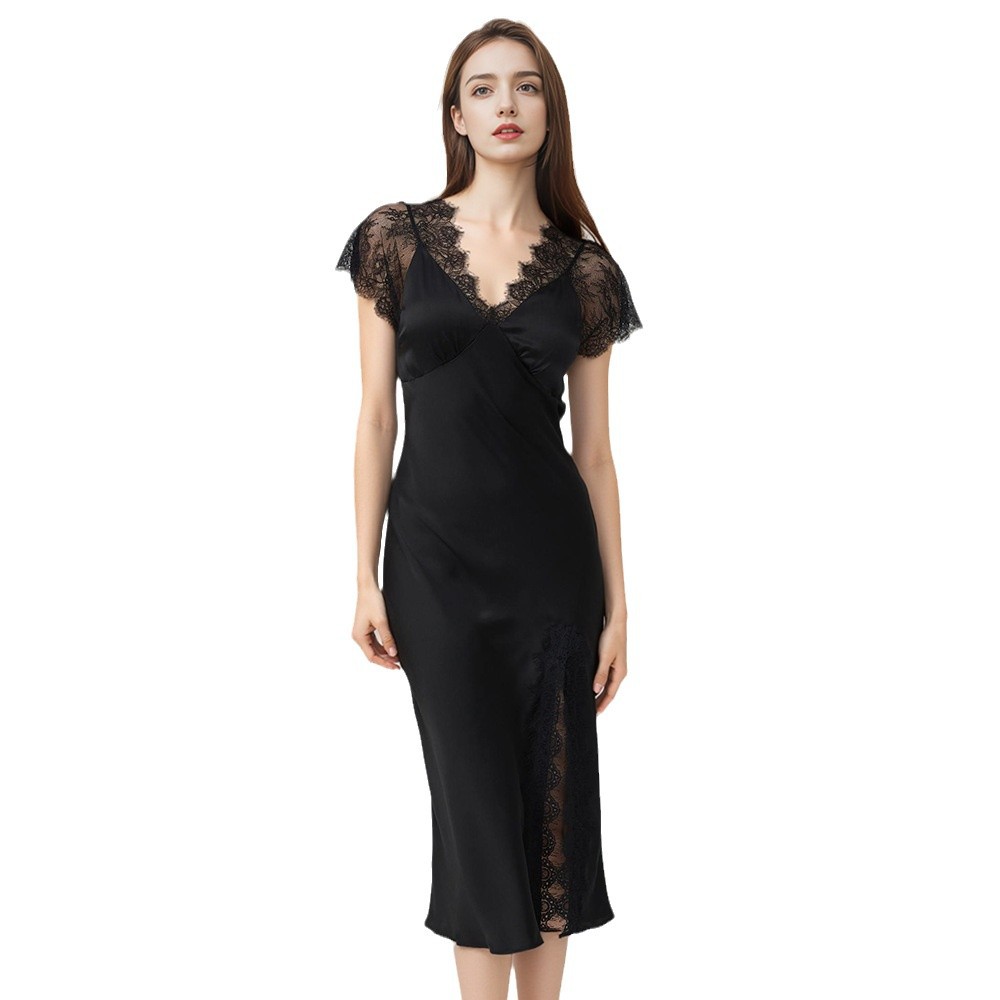 Women Sexy Lace Silk Nightdres - Lace Dress recension och pris