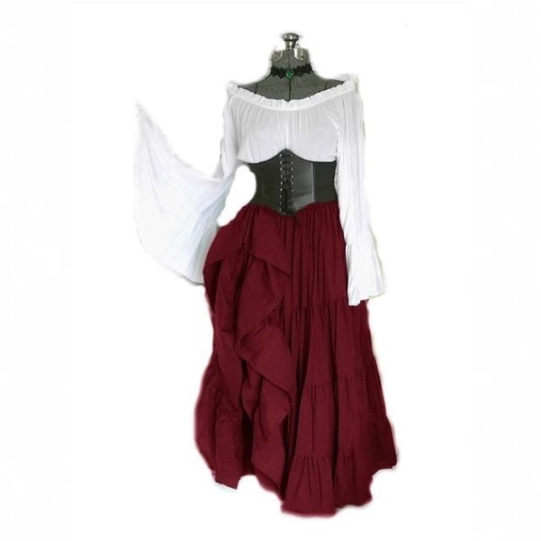 High Waist Long Sleeve Dress C - Midi Dress recension och pris