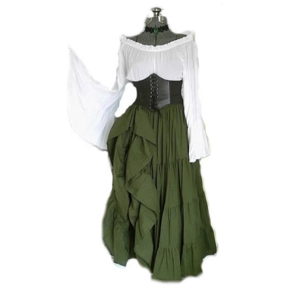 High Waist Long Sleeve Dress C - Midi Dress recension och pris