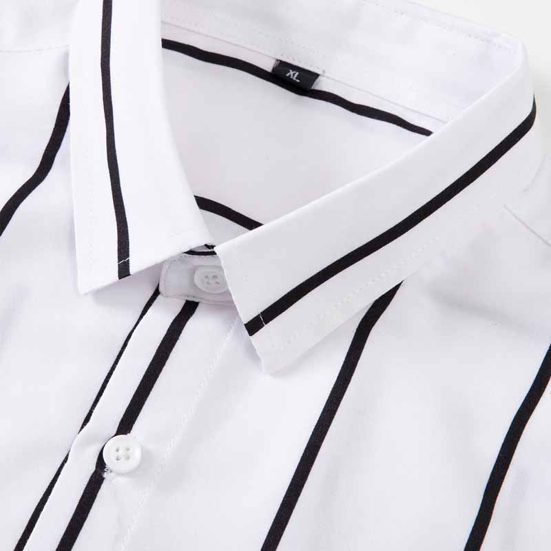 Men's Striped Dress Shirt Long - Formal Dress recension och pris