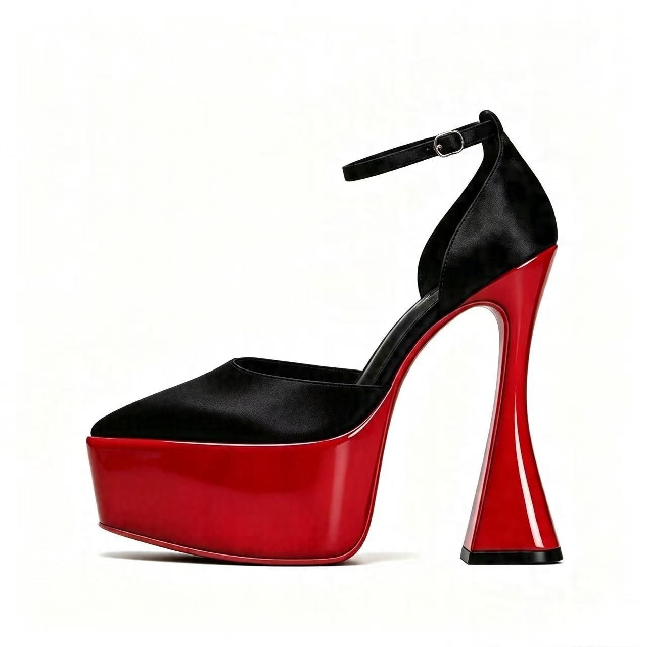 Women Satin Pointed Toe Platfo - Formal Dress recension och pris