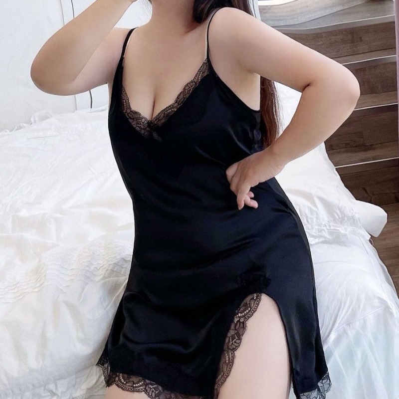 150kg Plus Size Sexy Lace Sati - Lace Dress recension och pris