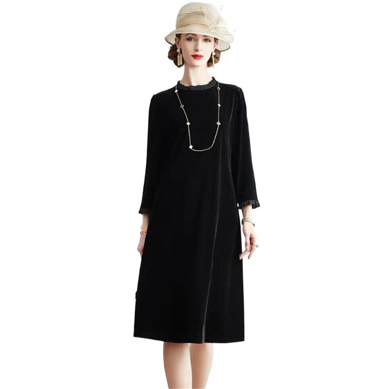 New Spring 2026 Women A-Line V - Midi Dress recension och pris