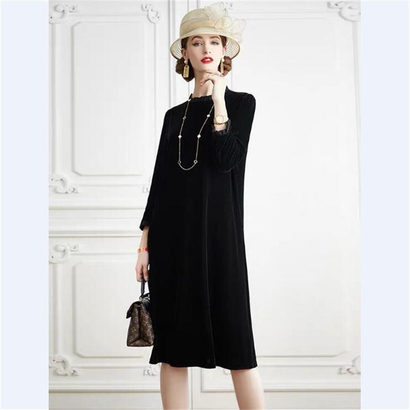 New Spring 2026 Women A-Line V - Midi Dress recension och pris