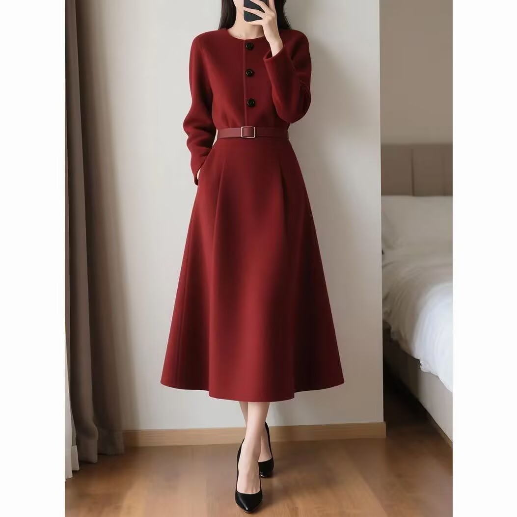 Red Retro High-end Feeling Wai - Women'S Red Formal Wear recension och pris
