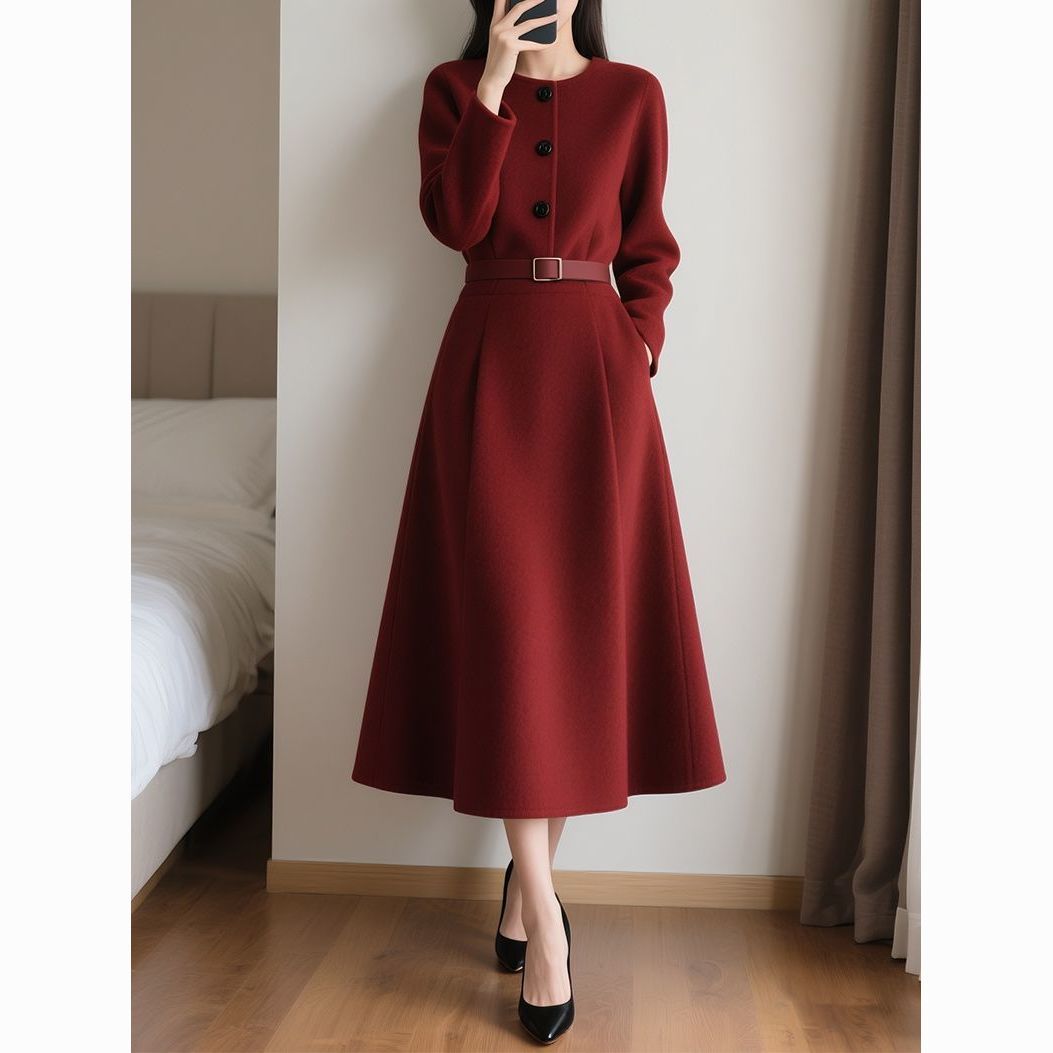 Red Retro High-end Feeling Wai - Women'S Red Formal Wear recension och pris