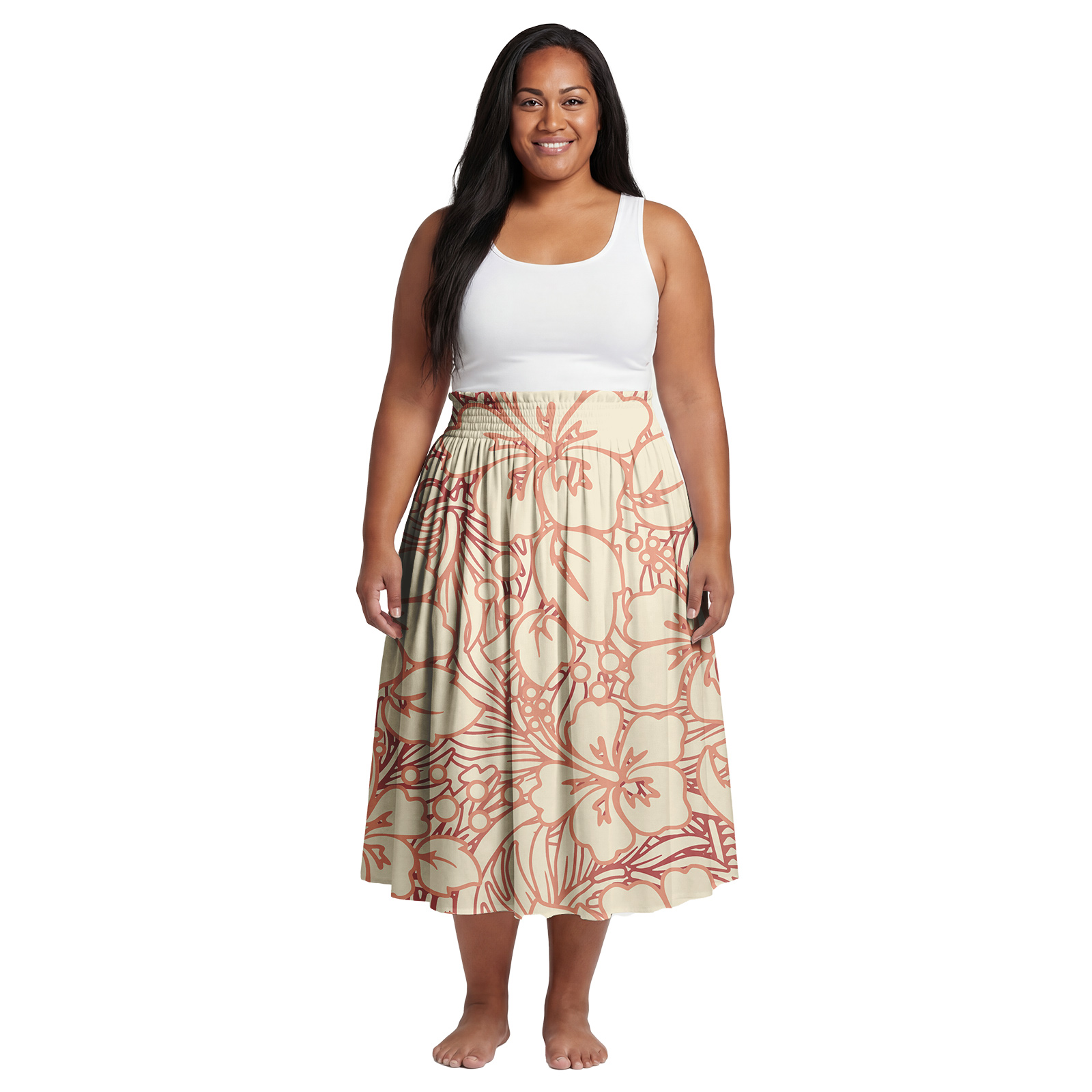 Excellent Floral Print Custom  - Midi Dress recension och pris