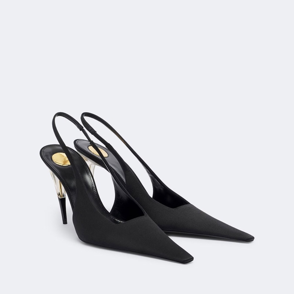 Women Satin Pointed‑Toe Stilet - Formal Dress recension och pris