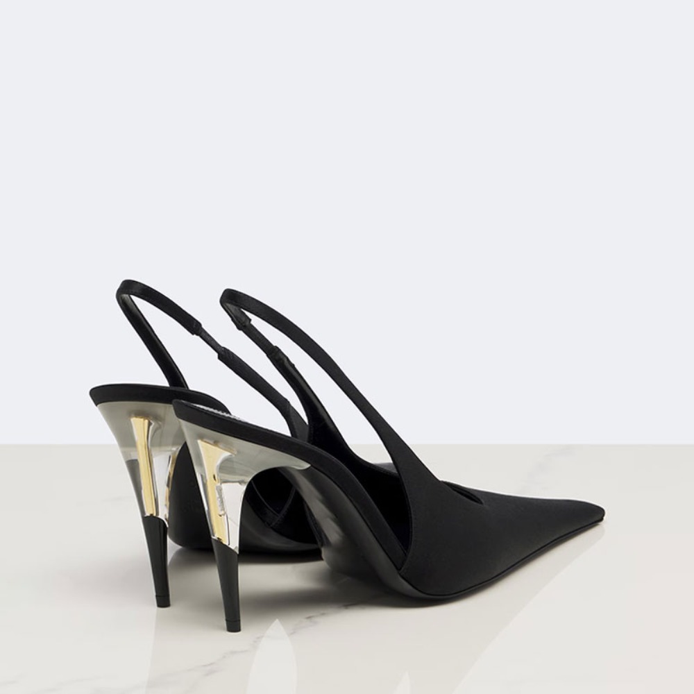 Women Satin Pointed‑Toe Stilet - Formal Dress recension och pris
