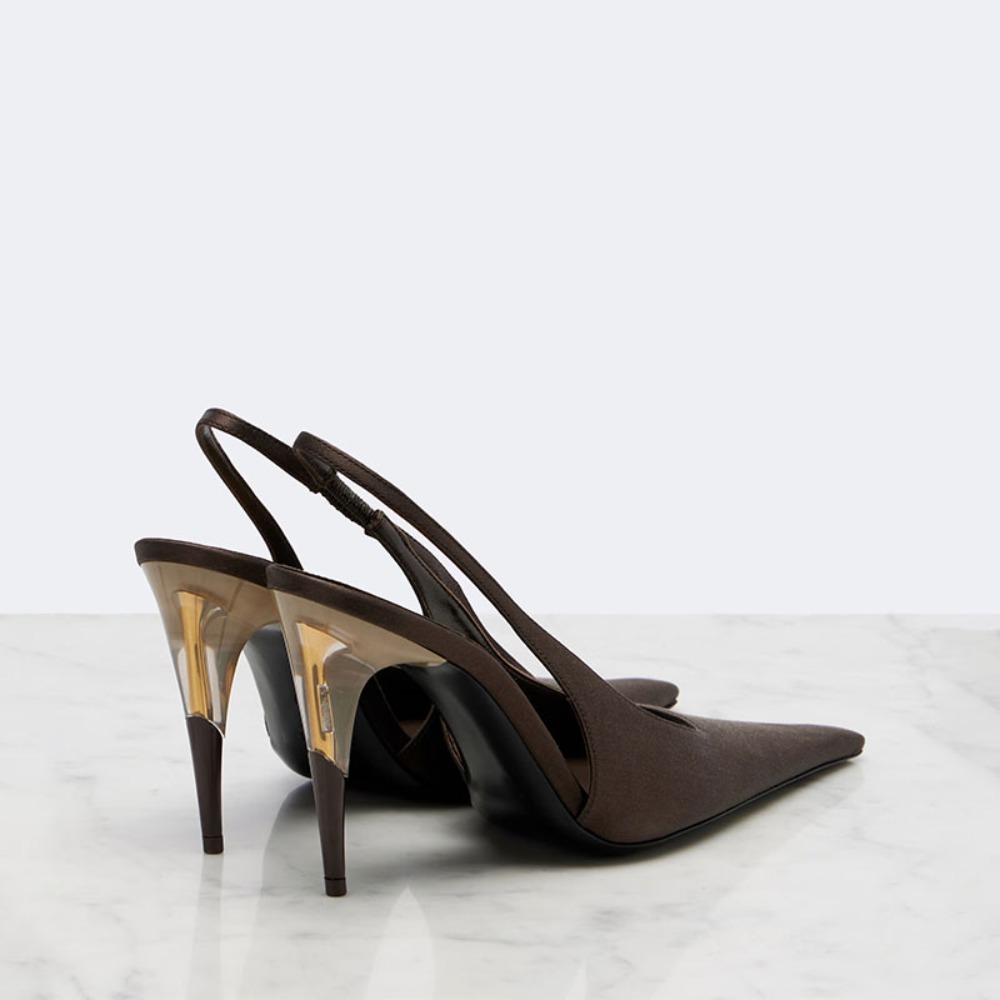 Women Satin Pointed‑Toe Stilet - Formal Dress recension och pris