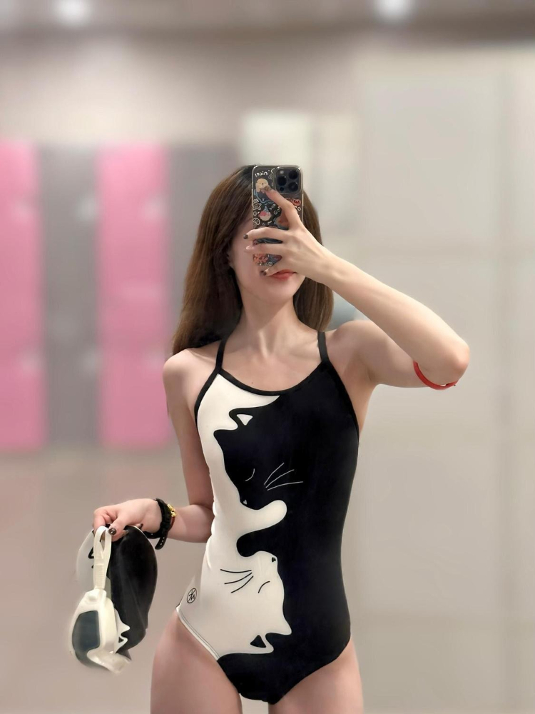 Black White Kitten Print Women - Womens Suit recension och pris