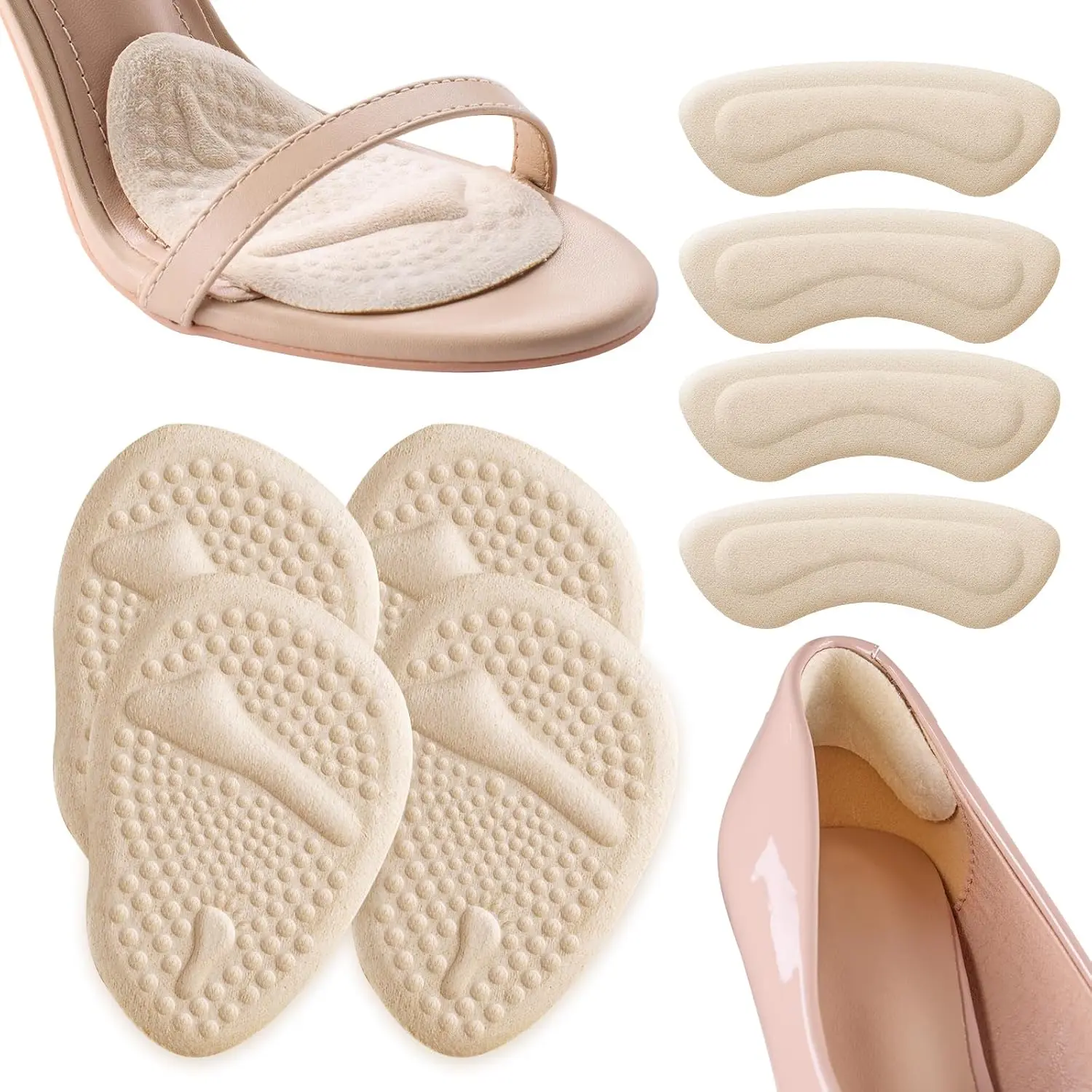 2 Sets Heel Pads, Ball of Foot - Womens Heels recension och pris
