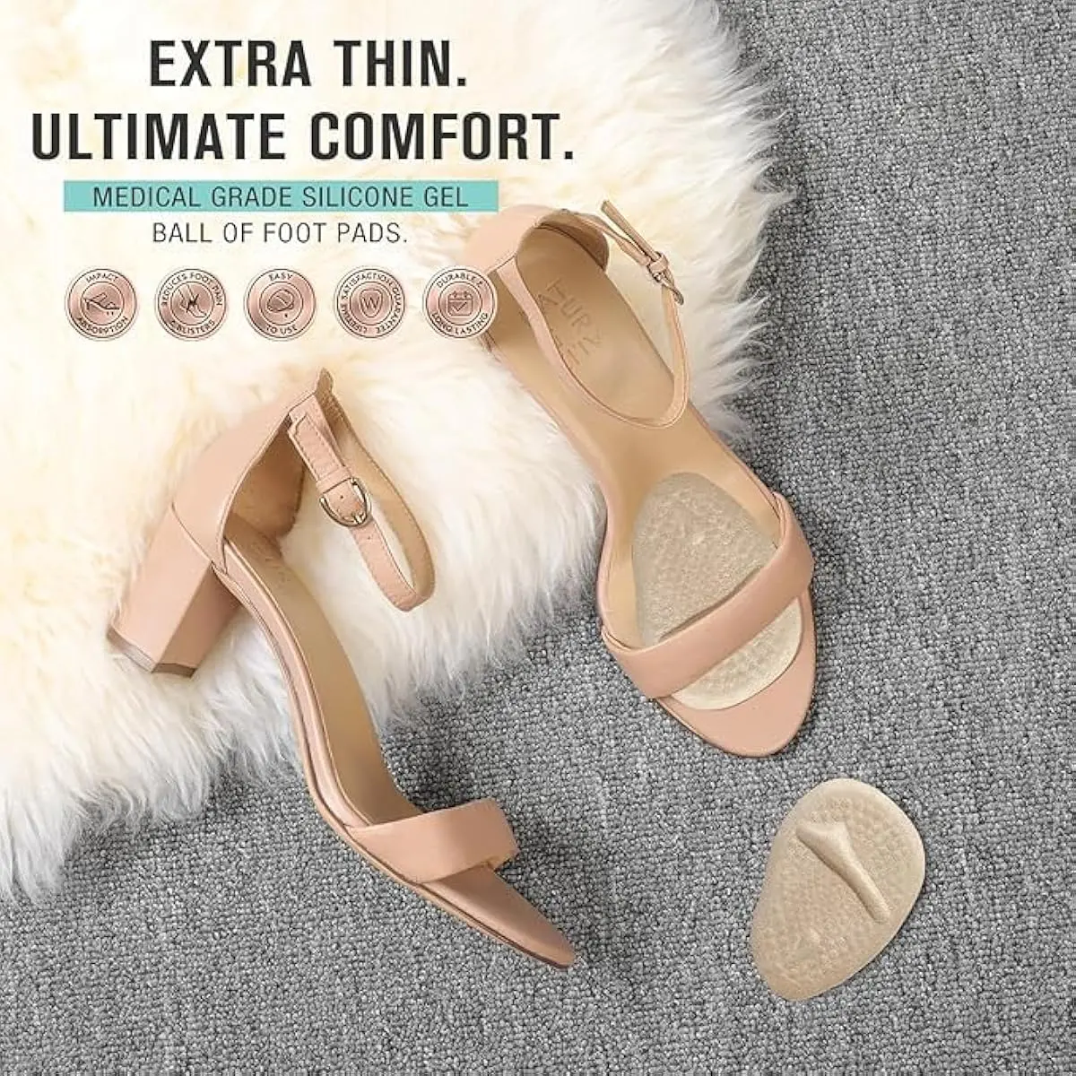2 Sets Heel Pads, Ball of Foot - Womens Heels recension och pris