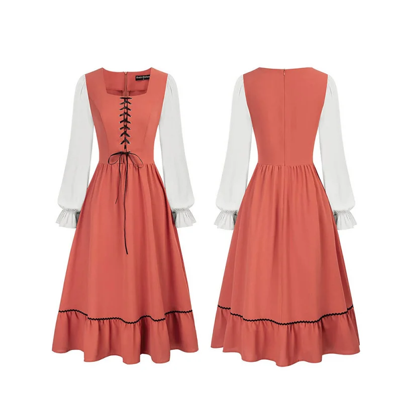 Women'S Vintage Court Medieval - Midi Dress recension och pris