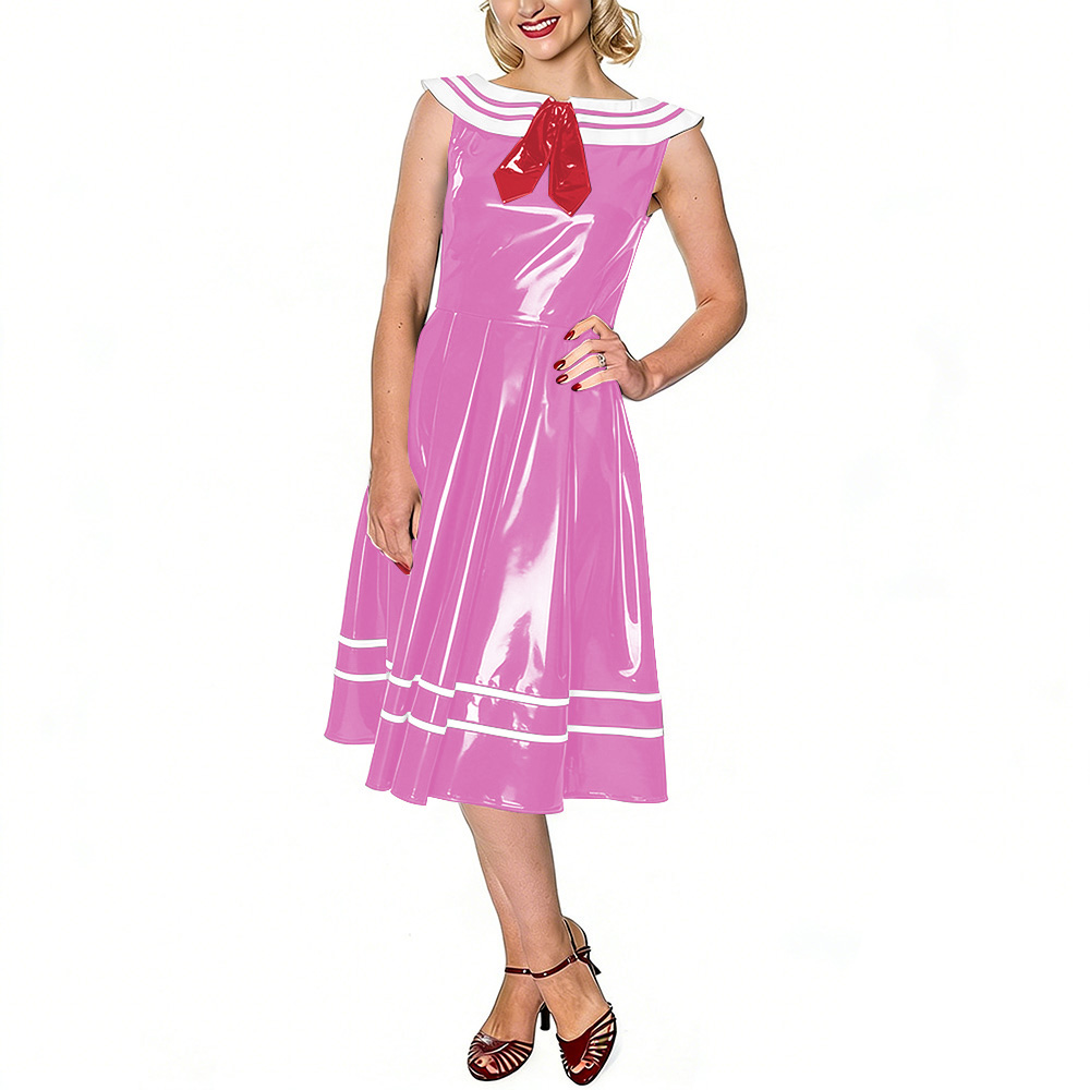 Vintage Sailor Dress for Women - Midi Dress recension och pris
