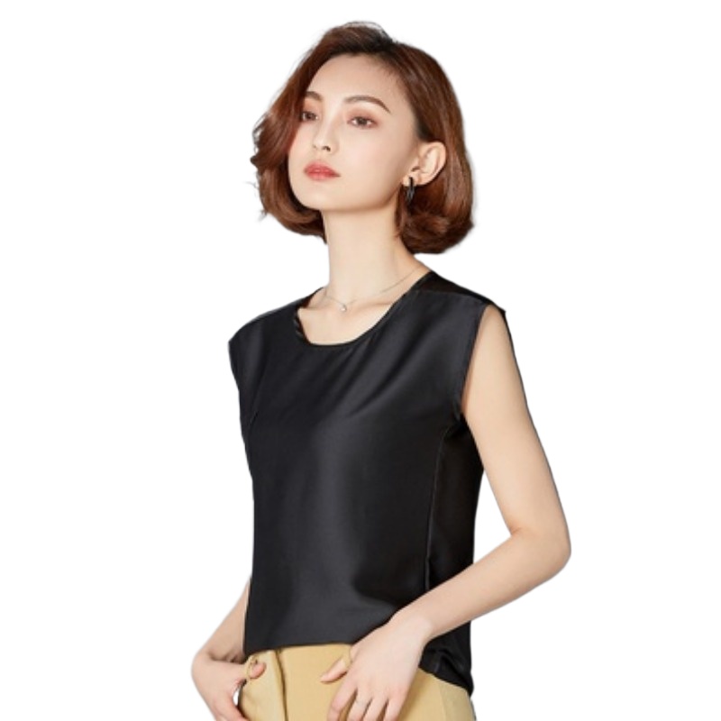 Sexy Silk vest women sleeveles - Silk Blouse recension och pris