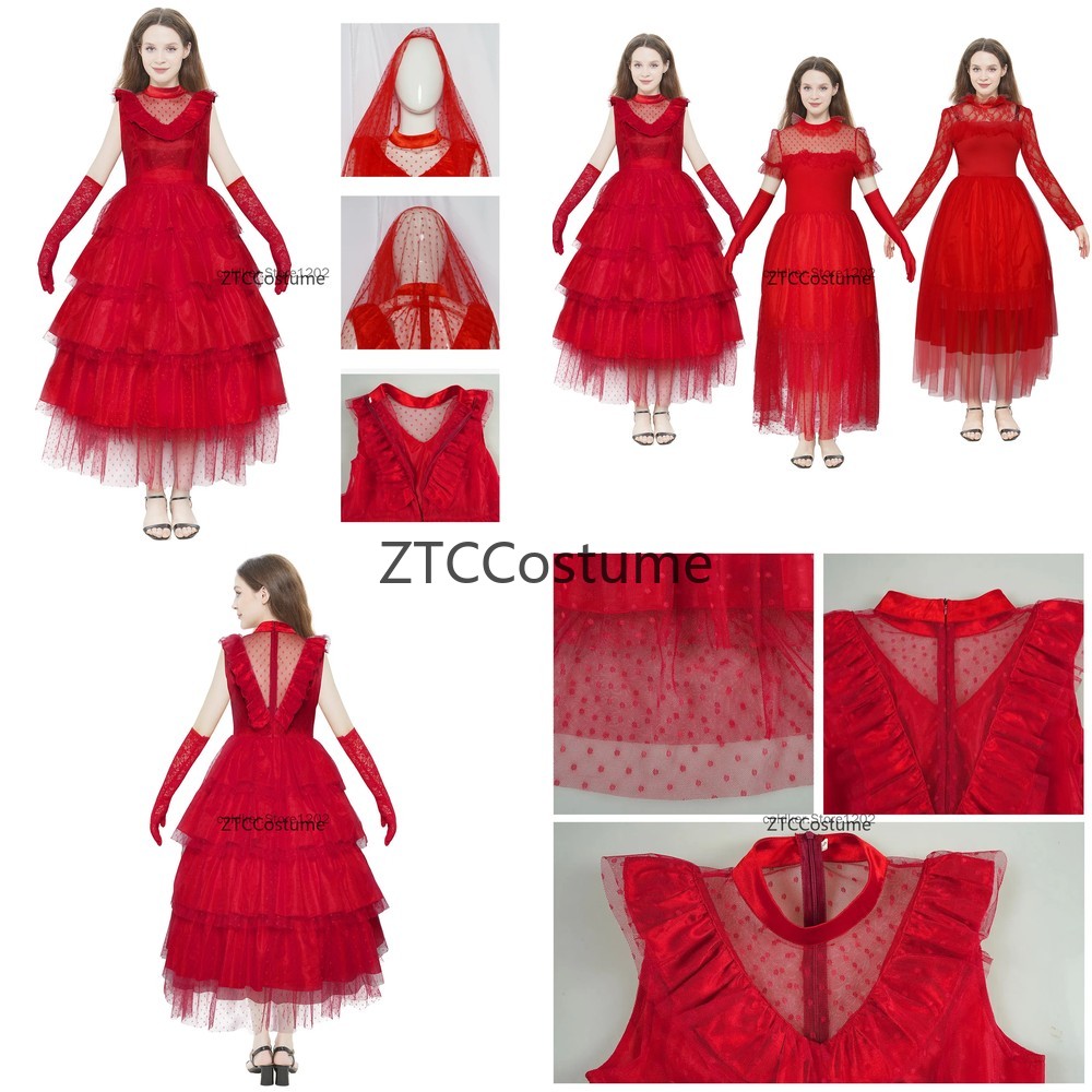 Lydia Deetz Cosplay Costume Go - Evening Gown recension och pris