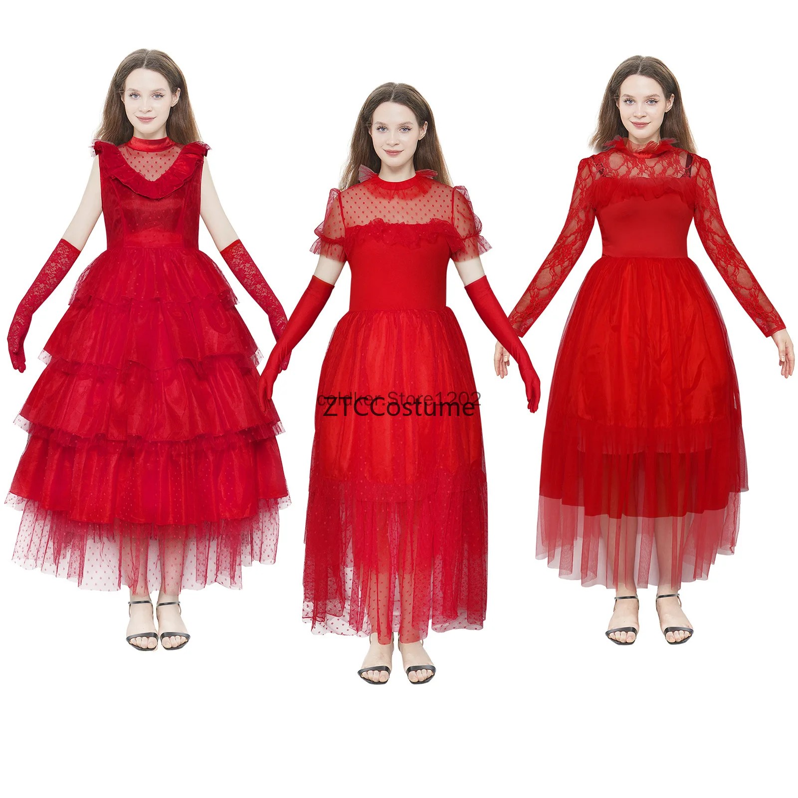 Lydia Deetz Cosplay Costume Go - Evening Gown recension och pris