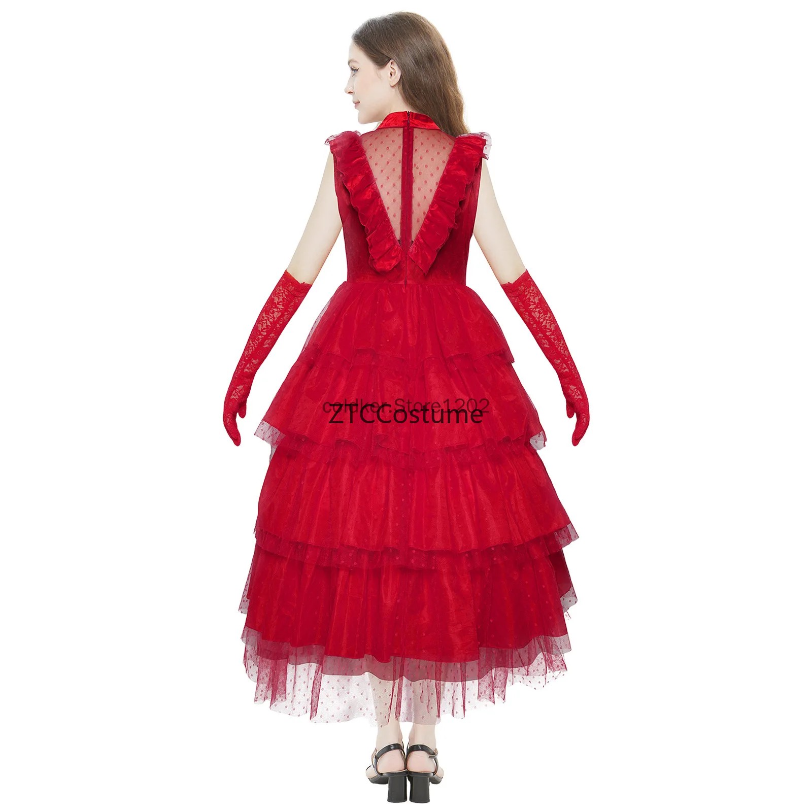 Lydia Deetz Cosplay Costume Go - Evening Gown recension och pris